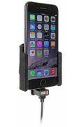 Brodit držák do auta na Apple iPhone 6/6s/7 bez pouzdra, s nabíjením z cig. zapalovače/USB, samet